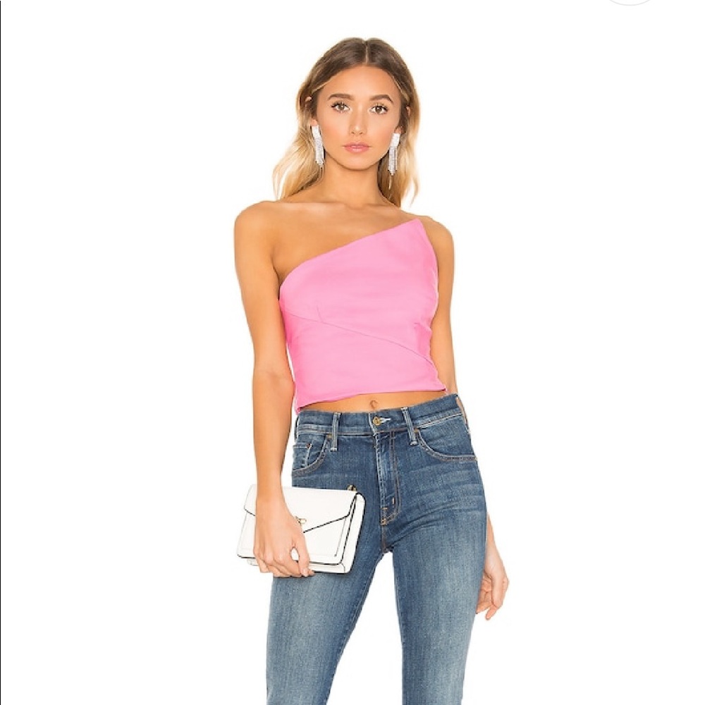 Revolve Pink crop top
